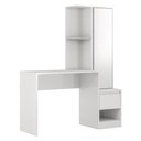 Ver imagem 3 de Bancada Office com Estante Walker Branco
