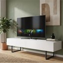 Ver imagem 1 de Rack para TV até 60 Polegadas MDF 160cm Pés em Aço Carbono 2 Gavetas
