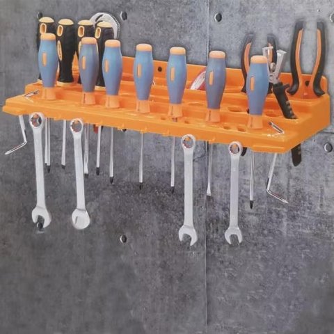 Gaveteiro Porta Ferramentas Modular para Parede com Prateleiras e 52 Peças