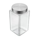 Ver imagem 3 de Kit com 3 Potes Quadrados Collection 2,2l Inox Escovado Invicta