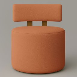 Kit 02 Poltronas Sala Orgânica Almyra - Tecido Boucle - Terracota - 4