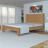 Cama Queen Size Casal Malbec Madeira Maciça Angelim Pedra/tauari Imbuia - 2