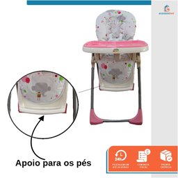 Cadeirão de Alimentação Bebê Cadeira Refeição Impactus Balões - Baby Style - 7