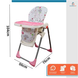 Cadeirão de Alimentação Bebê Cadeira Refeição Impactus Balões - Baby Style - 3