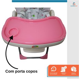 Cadeirão de Alimentação Bebê Cadeira Refeição Impactus Balões - Baby Style - 4