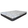 Cama box baú viúva corino preto + colchão castor premium tecnopedic 120x203 - 2