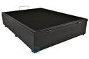 Ver imagem 3 de Cama box baú viúva corino preto + colchão castor premium tecnopedic 120x203