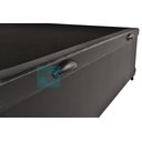 Ver imagem 4 de Cama box baú viúva corino preto + colchão castor premium tecnopedic 120x203