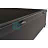 Cama box baú viúva corino preto + colchão castor premium tecnopedic 120x203 - 4
