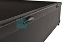 Ver imagem 4 de Cama box baú viúva corino preto + colchão castor premium tecnopedic 120x203