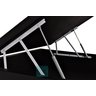 Cama box baú viúva corino preto + colchão castor premium tecnopedic 120x203 - 5