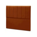 Ver imagem 2 de Cabeceira de Cama Box Madeira Estofada Casal Camila:terracota