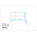 Ver imagem 4 de Balcão Buffet 2 Portas 2 Nichos Branco/Preto