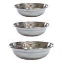 Ver imagem 2 de Kit Bacia Tigela Saladeira em Inox com 3 Peças Docesar