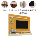 Ver imagem 2 de Painel para Tv de até 55" Suspenso Éden Naturale/off White