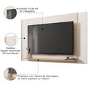 Ver imagem 4 de Painel para Tv até 65 Polegadas 1,80m com Impressão 3d Intense Caemmun Madeir/off
