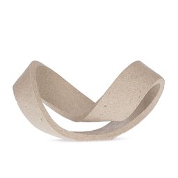 Escultura em Polirresina 16cm Sala Arte Moderna Mart:bege - 1