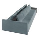 Ver imagem 7 de Sofá Ilha 4 Lugares Living 472cm Modulado Sala Lary Bouclê Azul/pu Pto K01 - D'Rossi
