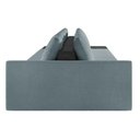 Ver imagem 5 de Sofá Ilha 4 Lugares Living 472cm Modulado Sala Lary Bouclê Azul/pu Pto K01 - D'Rossi