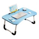 Ver imagem 3 de Mesa Portatil Multiuso Notebook Dobravel Azul