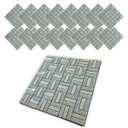 Ver imagem 4 de Pastilha de Vidro Kit 16 Uni Adesiva Parede Sala Cozinha Banheiro Facil Aplicacao Decorativa Moderna