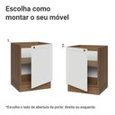 Ver imagem 4 de Balcão de Cozinha 60 cm 1 Porta (sem Tampo) Rustic/Branco Vik Madesa