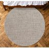 Tapete Redondo Sisal Sintético Natural Ø135cm Antiderrapante Fastlar Tapete Sisal - 1