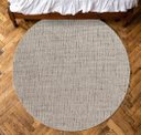 Ver imagem 1 de Tapete Redondo Sisal Sintético Natural Ø135cm Antiderrapante Fastlar Tapete Sisal