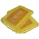 Ver imagem 5 de Tapete de Crochê Luxo Amarelo e Dourado Artesanal