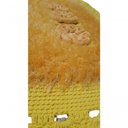 Ver imagem 2 de Tapete de Crochê Luxo Amarelo e Dourado Artesanal
