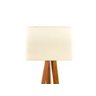 Luminária de Chão Tripé Classic com Cúpula Abajur Off White/nature - 3