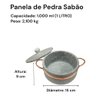 Jogo de Panelas Pedra Sabão 04 Peças - 500ml +1l +1,5l +3l a Panela de Pedra Jogo de Panelas 04 Peça - 3