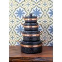 Ver imagem 1 de Jogo de Panelas Pedra Sabão 04 Peças - 500ml +1l +1,5l +3l a Panela de Pedra Jogo de Panelas 04 Peça