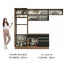 Ver imagem 7 de Armário de Cozinha 270cm Rustic/preto 14 Rustic/preto