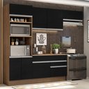 Ver imagem 1 de Armário de Cozinha 270cm Rustic/preto 14 Rustic/preto