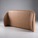 Ver imagem 1 de Cabeceira Estofada Alure para Cama King de 193cm Orgânica Curva Courissimo Camel - Desk Design