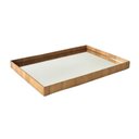 Ver imagem 2 de Bandeja Decorativa Espelhada Retangular de Madeira Premium