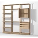 Ver imagem 2 de Módulo para Closet 2 Portas 3 Gavetas 2 Cabideiros Be Mobiliário