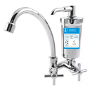 Ver imagem 2 de Torneira Filtro Cozinha Bica Móvel Parede ABS 1085 C-31 ¼ Vol