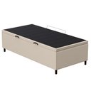 Ver imagem 1 de Base para Cama Box Baú Solteiro 88x188cm Hit I02 Corano Bege - Mpozenato