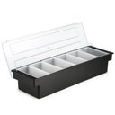 Ver imagem 1 de Kit 2 Porta Condimentos Profissional 6 Divisórias Weck Organizador Frutas Especiarias Bar