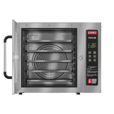 Forno Turbo Elétrico 5 Esteiras Granchef Inox com Vapor Fcv-35 220V - g.Paniz
