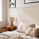 Ver imagem 5 de Cabeceira para Cama Box King Size Virella 195cm Moderna com Frame Linho Bege Claro - Desk Design