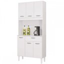 Ver imagem 2 de Armário de Cozinha Cassia 6 Portas 1 Gaveta Branco - Poquema