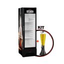 Ver imagem 2 de Cervejeira Expositora Porta Vidro 287L VN28RP Optima Gelada 220V Metalfrio com Chopeira 3,5L