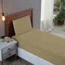 Ver imagem 2 de Kit Roupa Cama Solteiro 100% Algodão 3 Peças Percal 300 Fios Hotel Pousada:avela