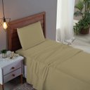 Ver imagem 1 de Kit Roupa Cama Solteiro 100% Algodão 3 Peças Percal 300 Fios Hotel Pousada:avela