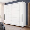 Ver imagem 1 de Roupeiro Solteiro Lisboa 2 Portas de Correr 177x213cm Branco 240844