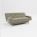 Ver imagem 4 de Sofá Cama 1,80m Fabiane Suede Bege Madelina Decor