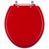 Tampa de Vaso Convencional / Oval Vermelho para Bacia de Todos Os Fabricantes de Louças - 1